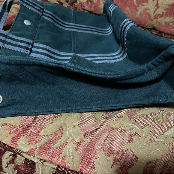 HERMES PARIS Fourre Tout MM Tote Bag Black Canvas Made in France - Picture 9 of 9